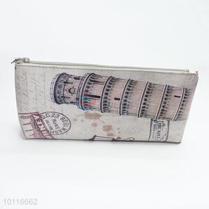 Custom wholesale zipper pencil bag/pencil case