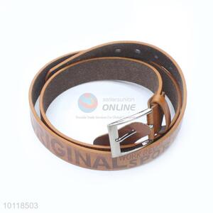 Letter Printed PU Belt For Men