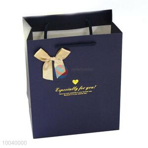 Size small bowkont silk ribbon paper packaging gift bag with ivory board