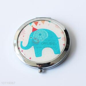 Wholesale Elephant Pattern Round Makeup Mirror/Cosmetic Mirror for Girls