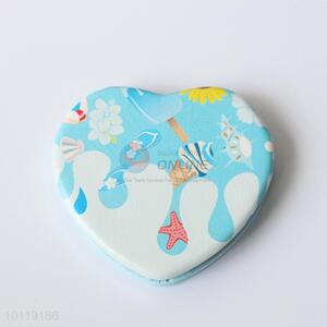 Blue Heart Shaped Makeup Mirror/Cosmetic Mirror for Girls