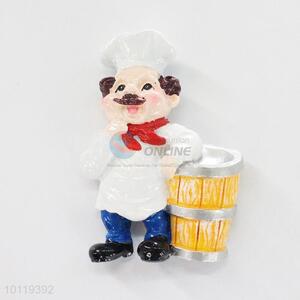 Chef Resin Fridge Magnet/Home Decoration Fridge Magnet Sticker