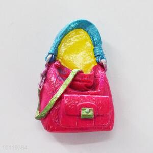 Bag Shaped Resin Fridge Magnet/Home Decoration Fridge Magnet Sticker