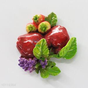 Fruit Resin Fridge Magnet/Home Decoration Fridge Magnet Sticker