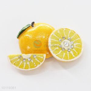 Lemon Shaped Resin Fridge Magnet/Home Decoration Fridge Magnet Sticker