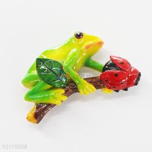 Frog Shaped Resin Fridge Magnet/Home Decoration Fridge Magnet Sticker