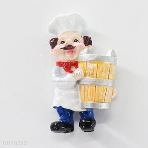 Chef Resin Fridge Magnet/Home Decoration Fridge Magnet Sticker