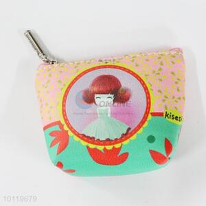 Custom 11*8*3.5cm PVC zipper wallet/coin purse