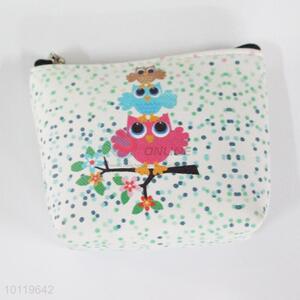 11*8*3.5cm owl pattern change purse/coin purse