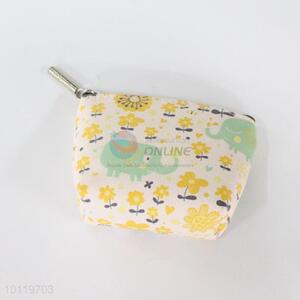 Elephant&flower 11*8*3.5cm change purse/ coin purse/ coin pouch