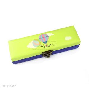 Green Pencil Box/Pencil Case With Lock Catch