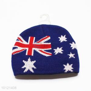 England Flag Crochet Winter Knitted Hats,Beanie Hats