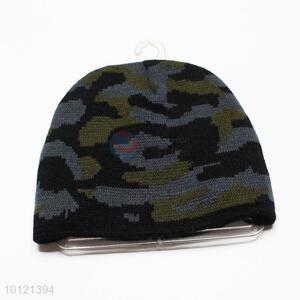 Fashion Camouflage Pattern Beanie Winter Hats Knit Hats