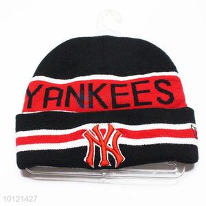 Fashion Yankees Pattern Beanie Hats, Knitted Hats