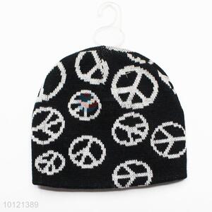 High Quality Black Knitted Beanies/ Knitted Hat/Winter Hat