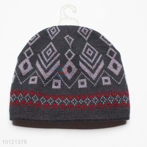 Gray Winter Crochet Knitted Hats,Winter Hats
