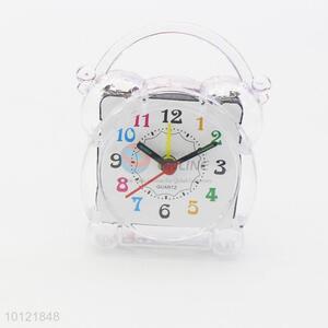 Lovely Transparent Desktop Colorful Numbers Alarm Clock