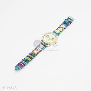 Retro Style Leather Wrist Watch for Lady