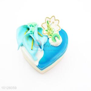 2016 new design 3d heart shaped cake fridge magnet/refrigerator magnet