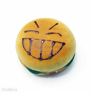 Wholesale high simulation smile face round bread fridge magnet