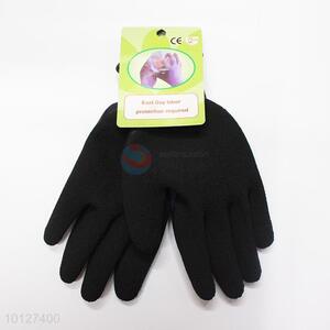 Custom purple-black NBR industrial working gloves