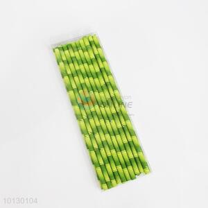 Great Green Bamboo Design Customizable Paper Straw