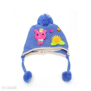 Custom Ear Protection Cartoon Beanie Cap For Children