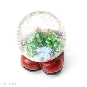 Wholesale forest shoe base resin crystal ball