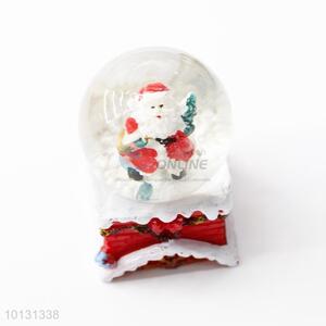 Fashion design Father Christmas resin crystal ball