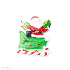 Bottom price Father Christmas resin fridge magnet