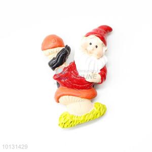 Super desin Father Christmas resin fridge magnet from China