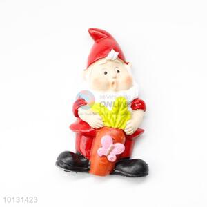 Super quality Father Christmas resin fridge magnet