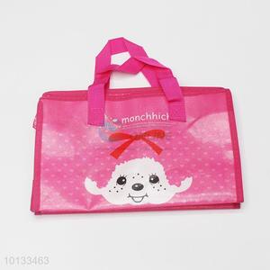 Pink Cartoon Non Woven Shopping Grocery Tote