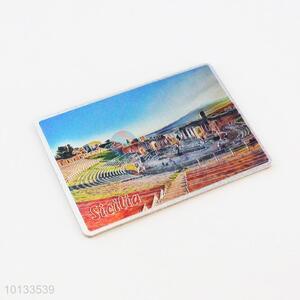 Rectangular Aluminum Foil Fridge Magnet