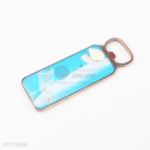 Blue Fridge Magnet with Bottle Opener