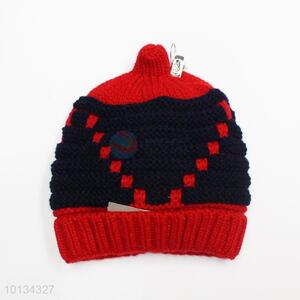 New design fashion color mixture kids winter hats