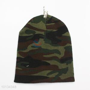 Low price camouflage color winter hats for men