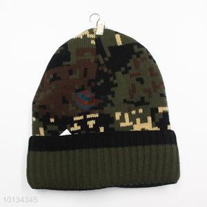 Customized cheap men camouflage color winter hats