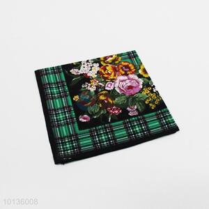 Factory Direct Flower Printed Handkerchief for Women