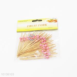 Lovely low price best fruit toothpicks with pink beads