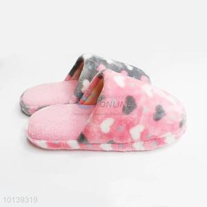 Factory High Quality Heart Design Household Warm Slipper