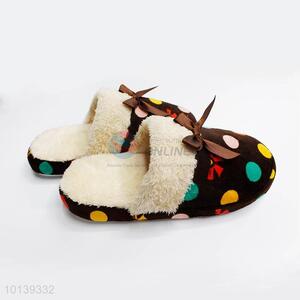 Most Fashionable Design Household Warm Slipper with Dot