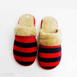 Hot Sale Red and Black Household Warm Slipper