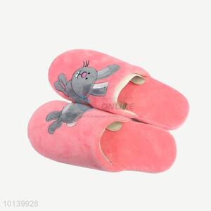 Wholesale pink soft cotton slipper