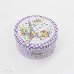 Creative Retro Style Round Tinplate Box Candy Box Cookie Box