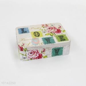 Factory Direct Rectangle Interlayer Metal Tin Box Food Storage Box