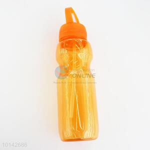 Cheap Price Orange Outdoor Sports Bottle, Plastic Water Bottle