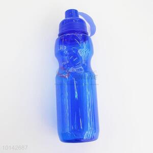 New Arrival Blue Plastic Drinking Sports Bottle