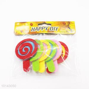 DIY lollipop adhesive craft set/DIY non-woven decorative craft