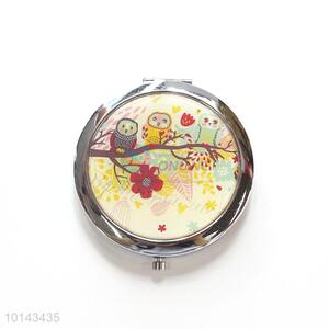 Color Pattern Small Two Sides Make-Up Mirror